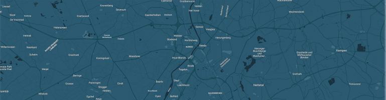 Blauw Google Maps overzicht van locatie kantoor | Seacon Logistics