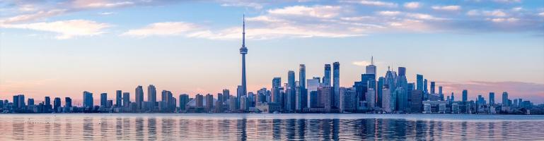 Panorama of Toronto with the CN Tower in the middle | Transport Canada | Seacon Logistics