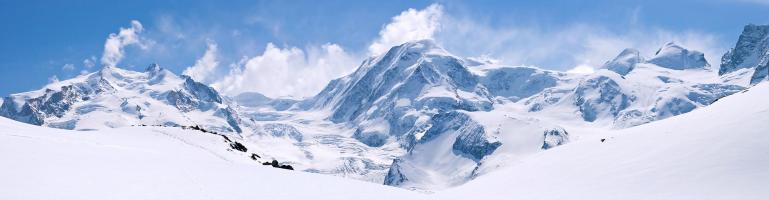 Die schneebedeckten Gipfel der Schweizer Alpen | Transport Schweiz | Seacon Logistics